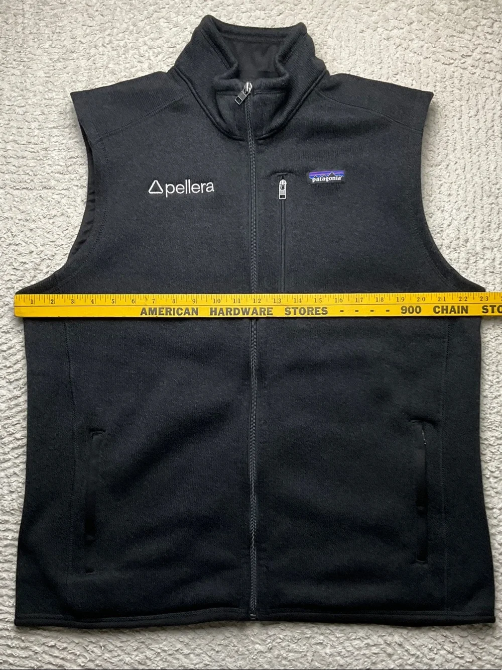 Patagonia® Men's Better Sweater® Vest Black Color *Company Embroidered Size L